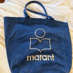 Isabel Marant Blue Yenky Tote Bag